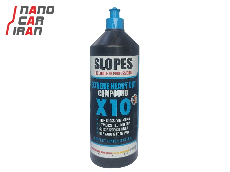 پولیش خیلی زبر یک لیتری اسلوپس X10 SLOOPS X10 Heavy Cut Polish 1L